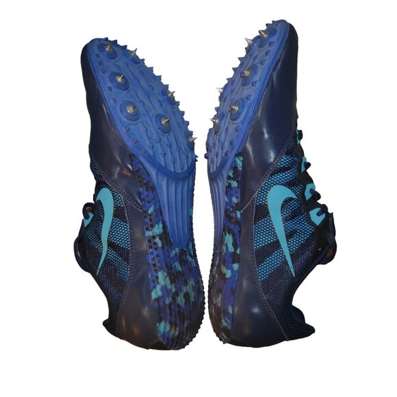 NIKE Rival S Racing Sprint Track Cleats Men's Size 11 Navy Blue 616313-444 GUC - Picture 6 of 8